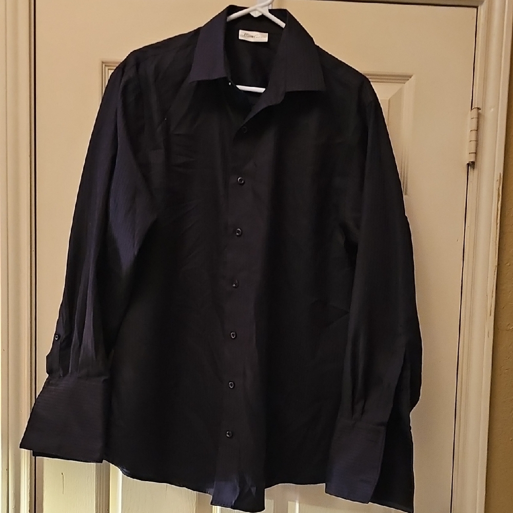 Kenneth Cole Men's Black Dress Shirt